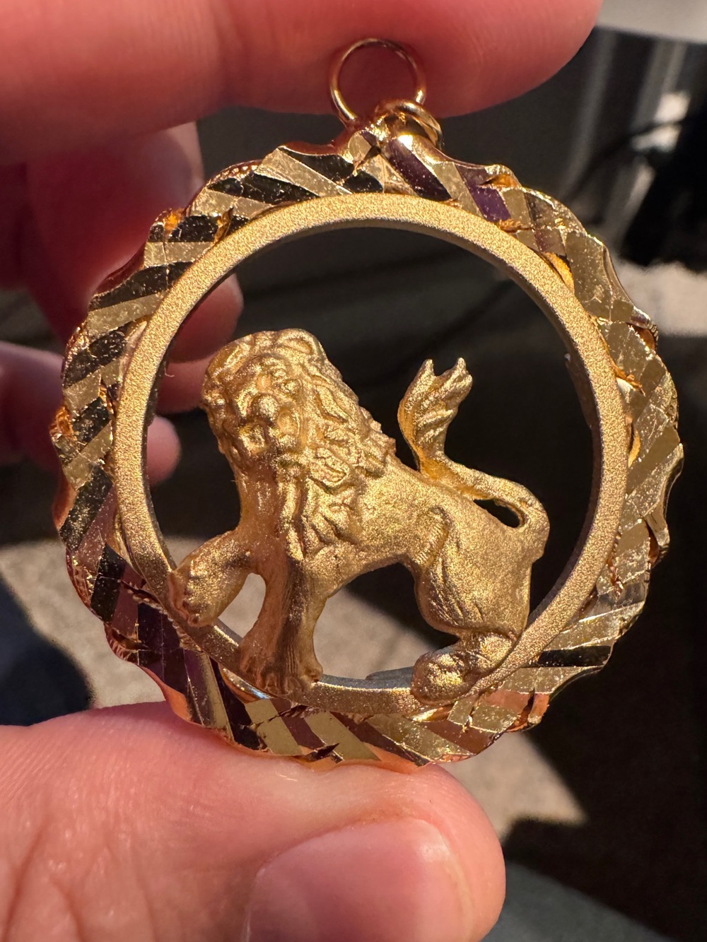 Gold Lion Pendant Necklace Charm - Women Jewelry Necklaces